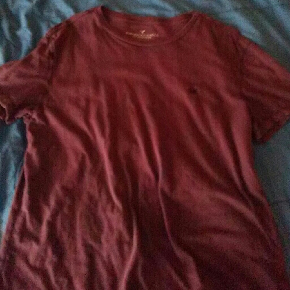 Burgundy shirt